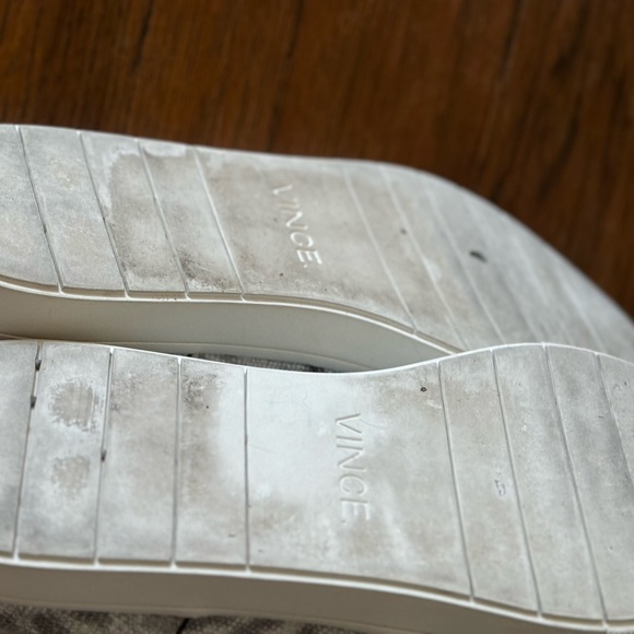 Vince sneaker gray leather - Picture 5 of 5